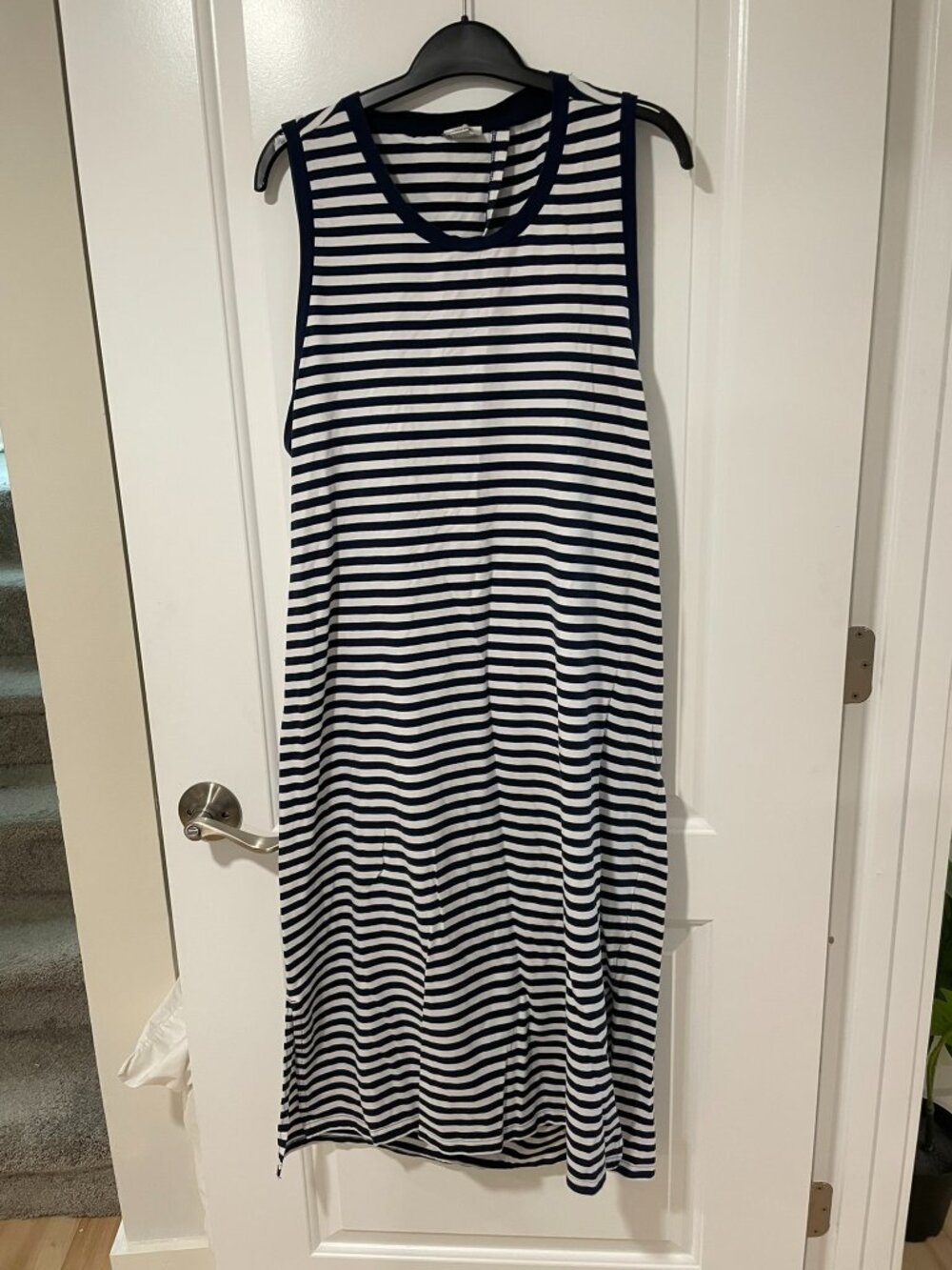 JCrew Factory tie-back knit midi dress